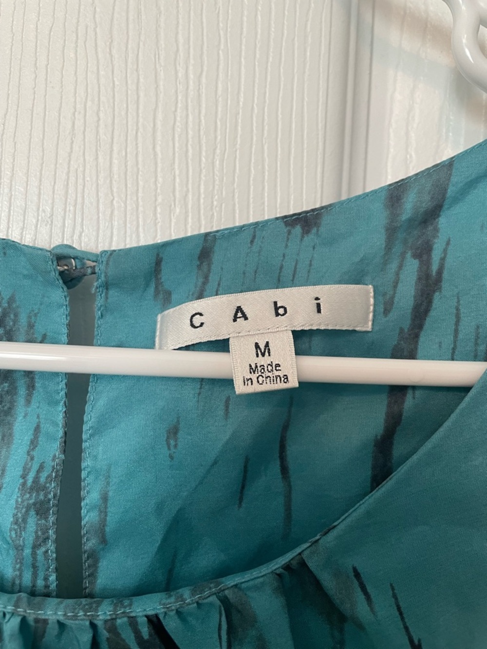 CAbi Serene Ombré Tiered 100% Silk Tank Blouse - Picture 3 of 4